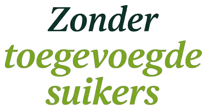 Zonder toegevoegde suikers