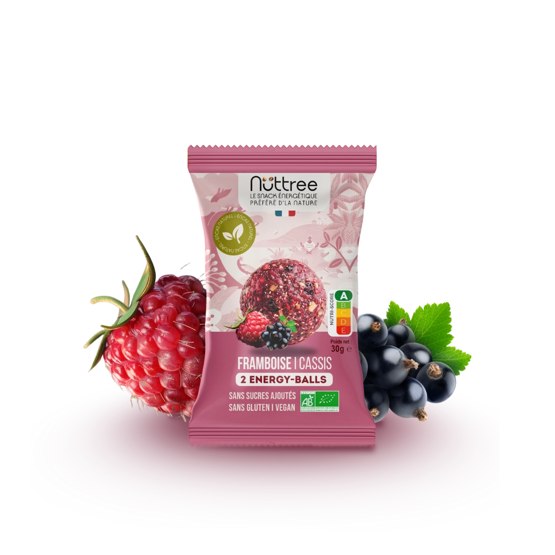 Nüttree Energy Balls Framboos & Zwarte Aalbes - Afbeelding 2